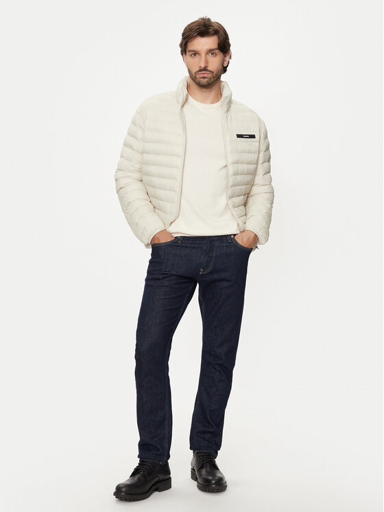 Calvin Klein Calvin Klein Žieminė striukė K10K113474 Smėlio Regular Fit