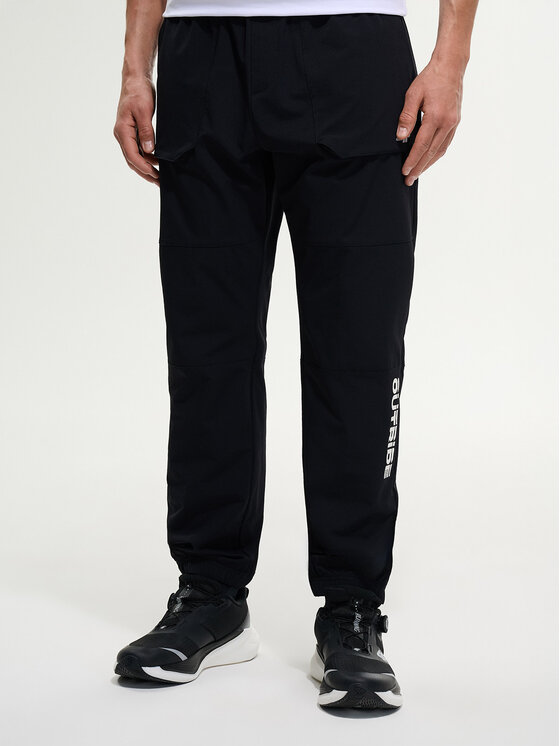 4F 4F Joggery WHEEL & WAVE Czarny Regular Fit