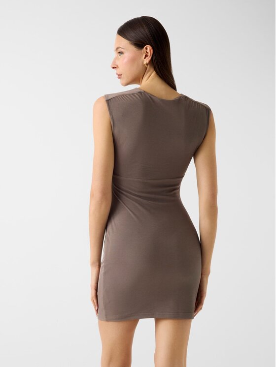 Guess Guess Sukienka codzienna 183425 Brązowy Classic Fit