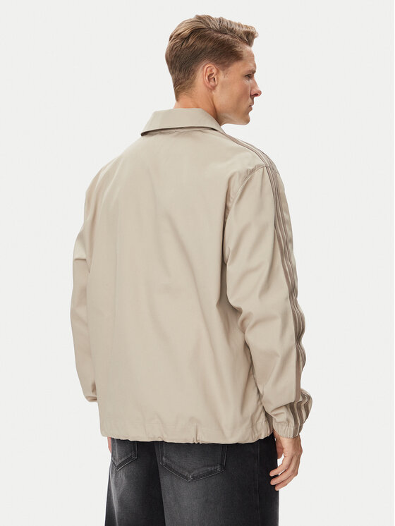 adidas adidas Kurtka przejściowa 3 Stripes Coaches Jacket KS9297 Beżowy Regular Fit