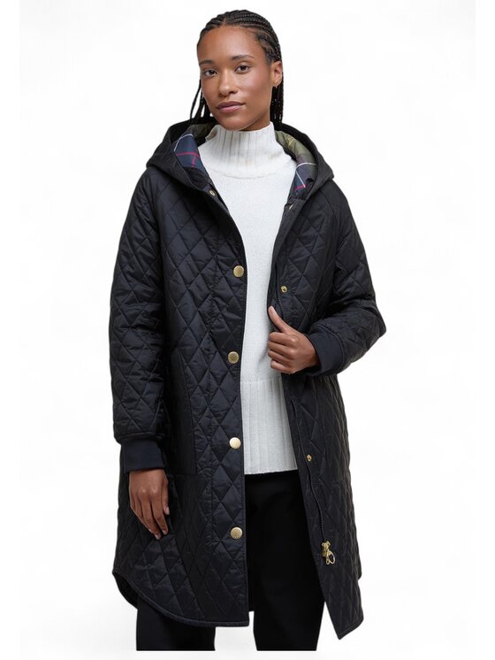 Barbour Barbour Cappotto q-dav-59573 Nero Regular Fit