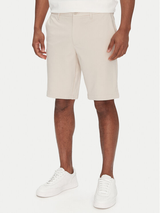 BOSS BOSS Šortky z materiálu S_Commuter-J 50511436 Béžová Slim Fit