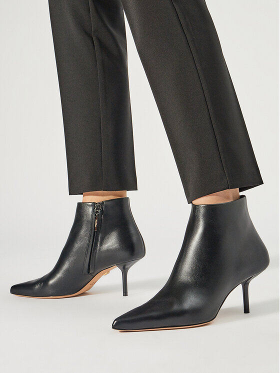 Max Mara Max Mara Botki Mmbootie 2414791051600 Czarny