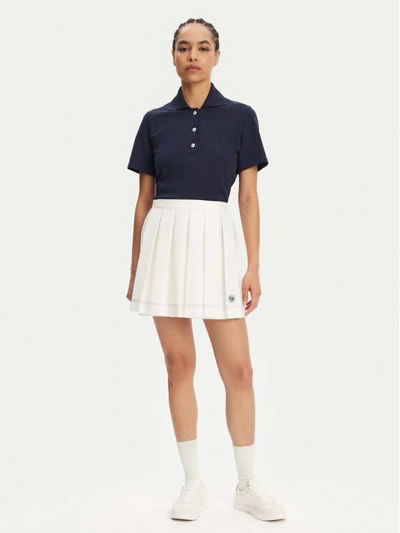 Lacoste Lacoste Tenisová sukně JF7302 Écru Regular Fit