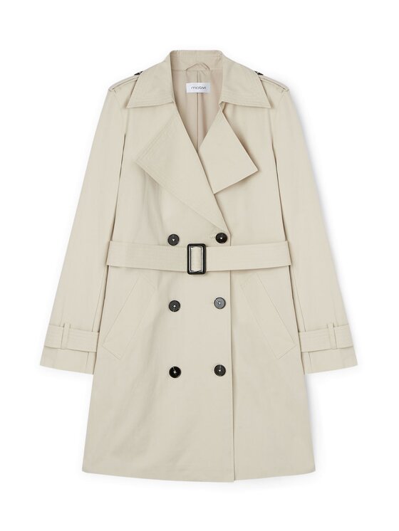 Motivi Motivi Cappotto 0058Q000567N002 Bianco Regular Fit