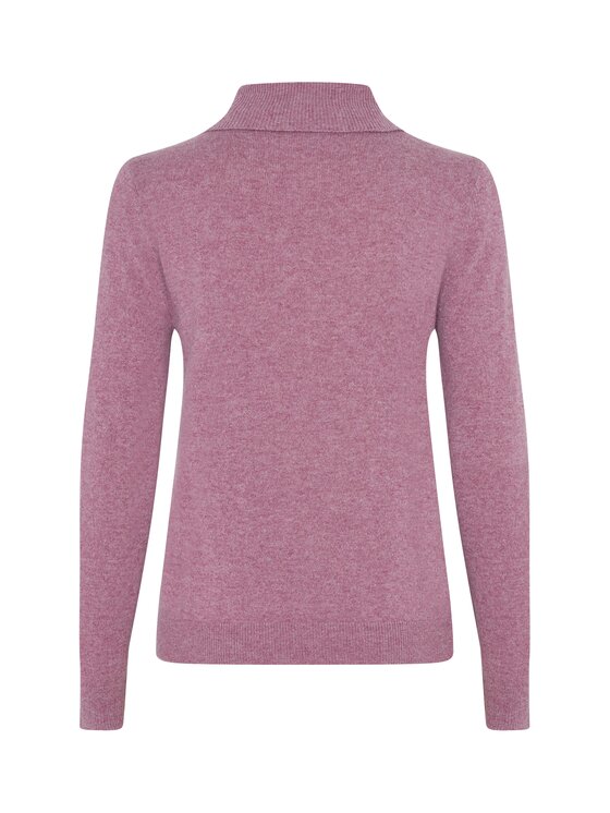 Style Republic Style Republic Golf kaszmiru Różowy ciemny Slim Fit