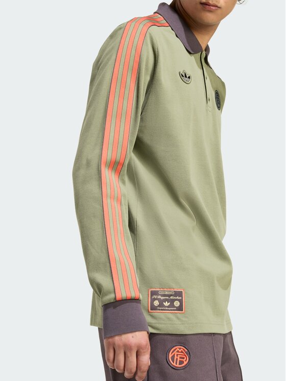 adidas adidas Polo 156415 Zielony Regular Fit