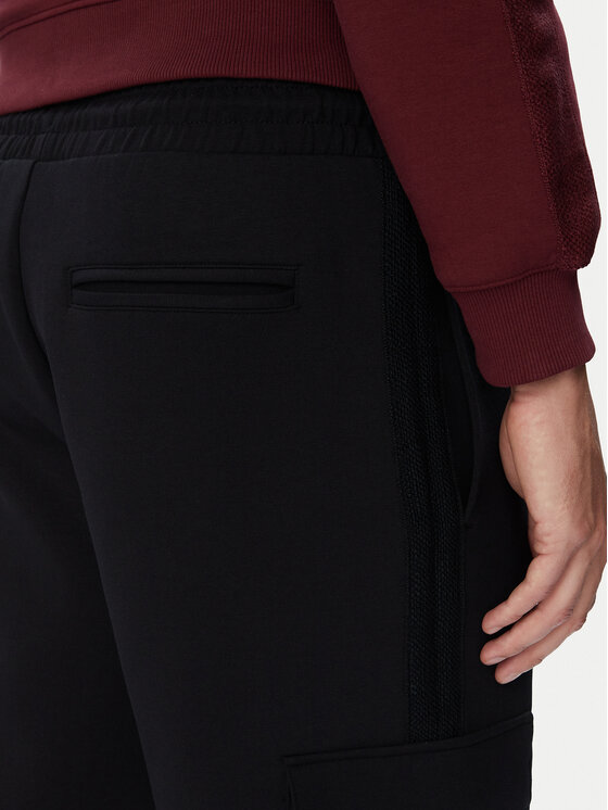 HUGO HUGO Spodnji del trenirke Derypant 50567957 Črna Regular Fit