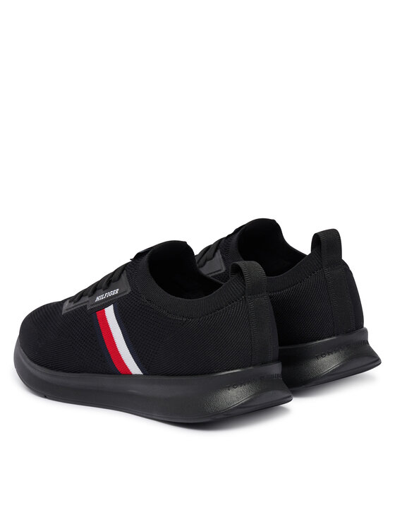 Tommy Hilfiger Tommy Hilfiger Sportcipők Lightweight Knitted Runner FM0FM05756 Fekete