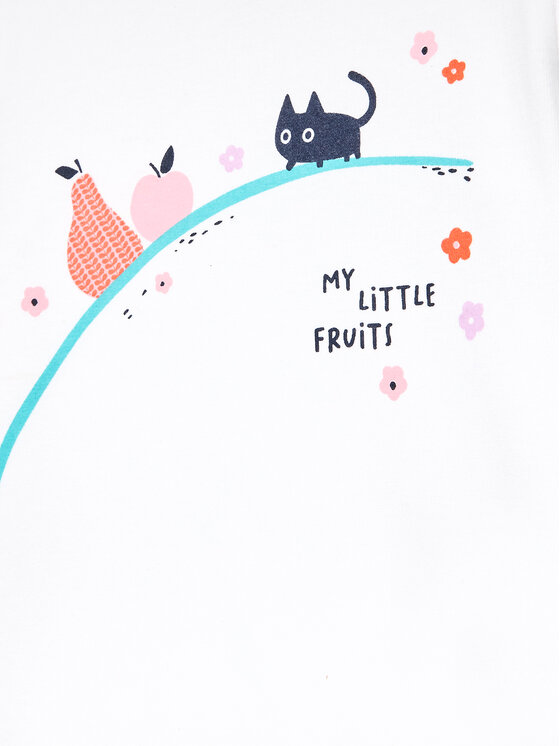 OVS OVS Set tricou și leggings 1766934 Alb Regular Fit