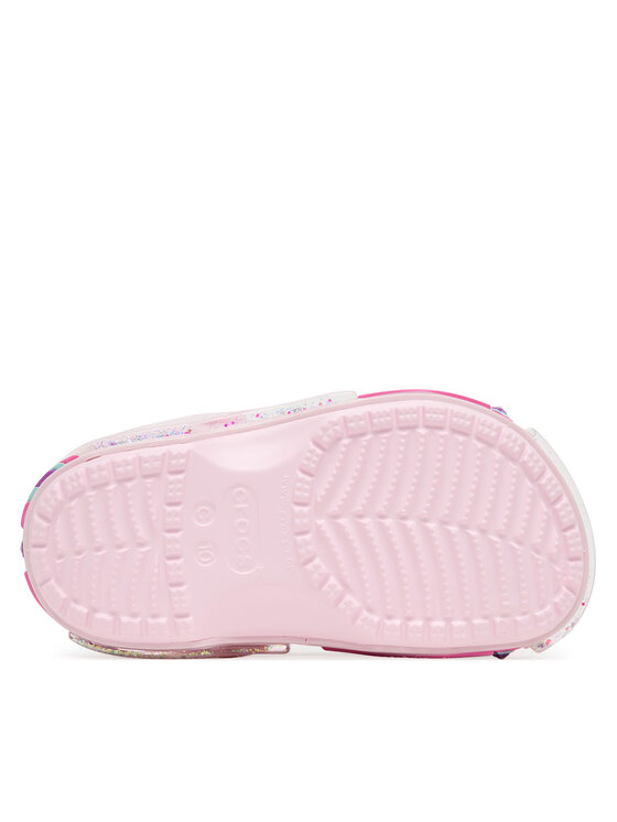 Crocs Crocs Šlepetės Classic Star Sparkle Shaker Clog 211620 Rožinė