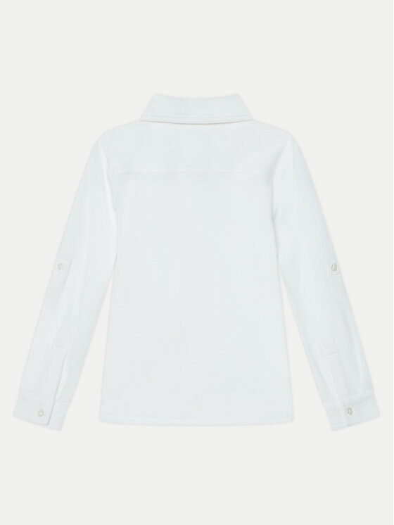 Guess Guess Сорочка N5RP01 KAPY0 Білий Regular Fit
