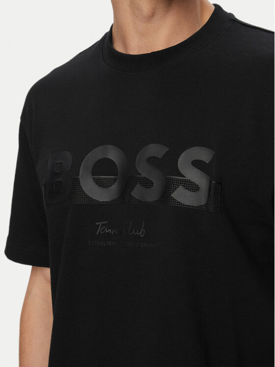 BOSS BOSS T-shirt Ts Member Logo 50559854 Crna Relaxed Fit