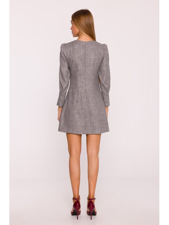 Made of Emotion Made of Emotion Sukienka wieczorowa M870 Czarny Modern Slim Fit