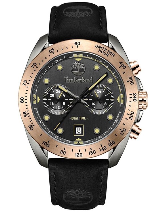 Timberland Timberland Zegarek Timberland TBL.TDWGF2230502 Czarny