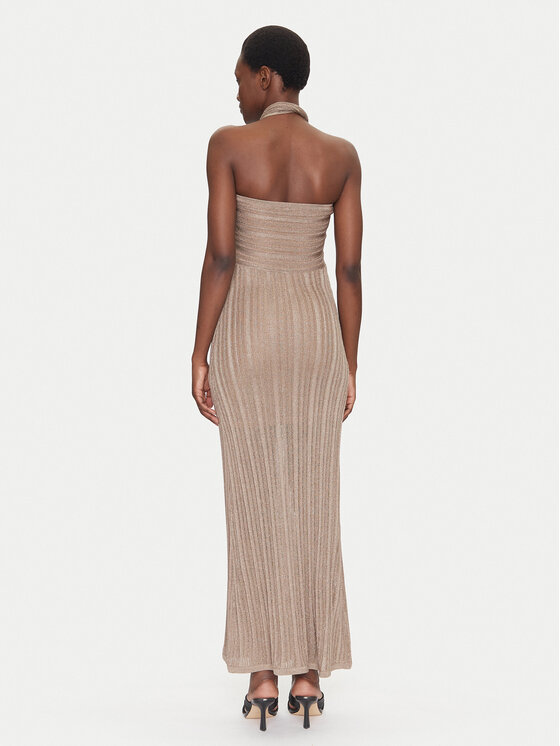 Marciano Guess Marciano Guess Трикотажна сукня 5GGK48 5811Z Бежевий Slim Fit