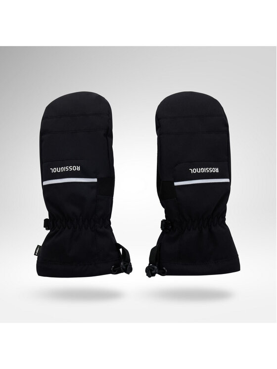 Rossignol Rossignol Rękawice narciarskie Jr Roc Mittens R-Shell Dry Czarny