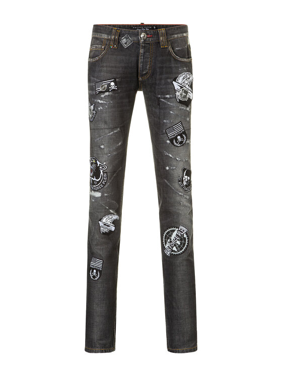 PHILIPP PLEIN PHILIPP PLEIN Jeans 30753 Nero Straight Fit