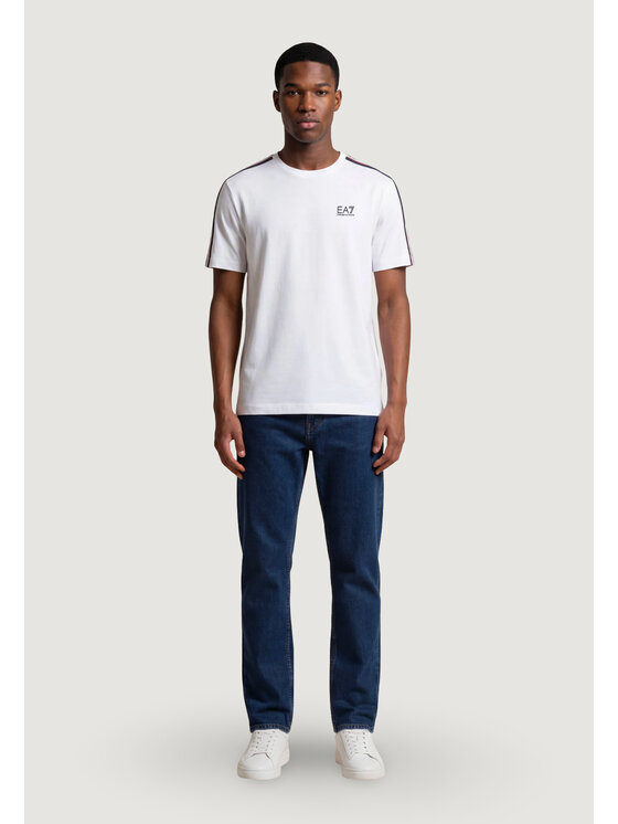 EA7 Emporio Armani EA7 Emporio Armani T-Shirt 7M001861 AF12503 Biały Casual Fit