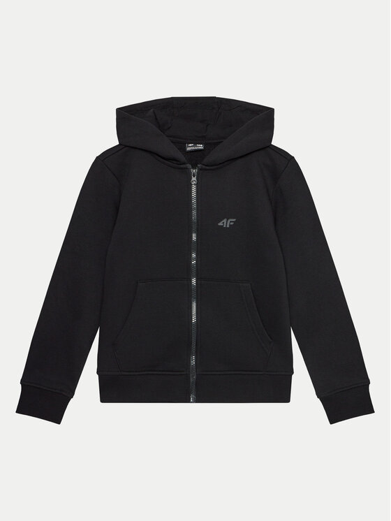 4F Mikina 4FJWMM00TSWSF1315 Čierna Regular Fit