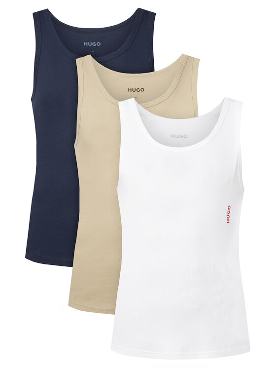 HUGO HUGO Комплект майок без рукавів 50545681 Кольоровий Slim Fit