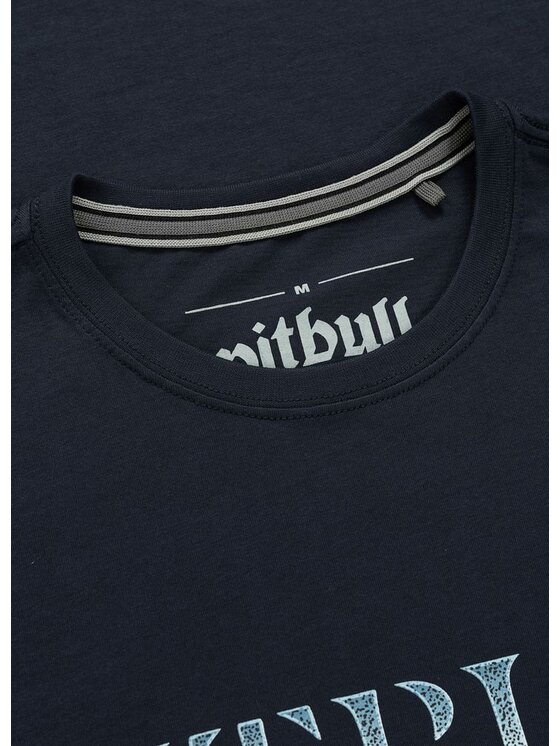 PITBULL PITBULL T-Shirt PITBULL WORLD Granatowy Regular Fit