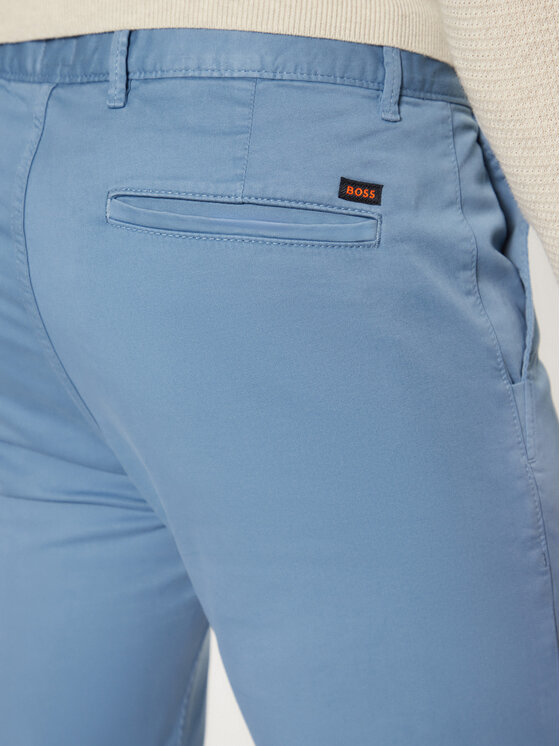 BOSS BOSS Chinosy 50510933 Niebieski Slim Fit