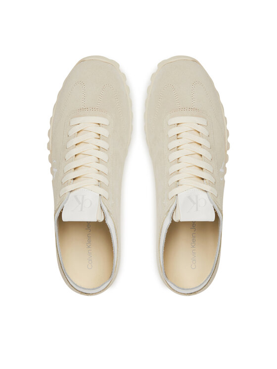 Calvin Klein Jeans Calvin Klein Jeans Sportcipők Low Profile Runner Mg Sue YW0YW01898 Bézs