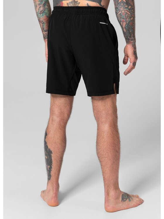 PITBULL PITBULL Szorty Spodenki Czarny Regular Fit
