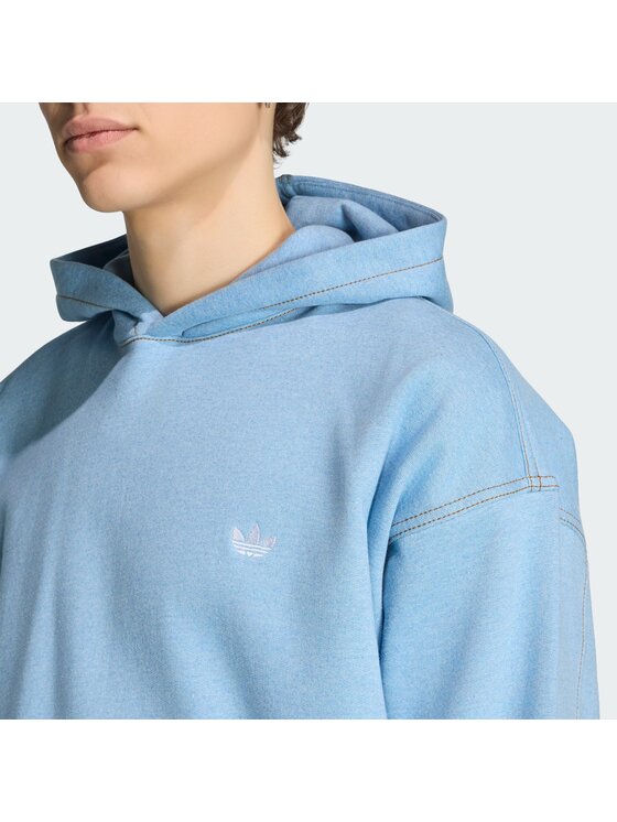 adidas adidas Bluza 165419 Niebieski jasny Loose Fit