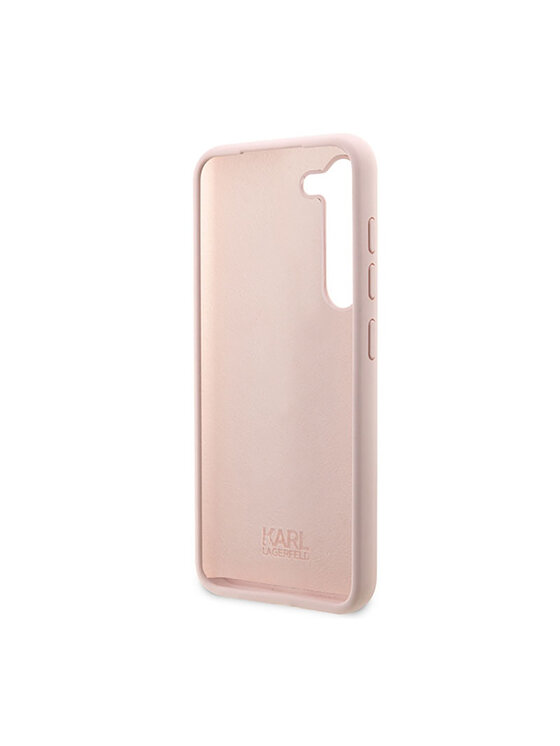 KARL LAGERFELD KARL LAGERFELD Etui na telefon Silicone Ikonik Różowe złocenie