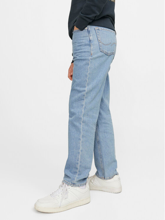 Jack&Jones Junior Jack&Jones Junior Jeans hlače Chris 12251365 Modra Relaxed Fit