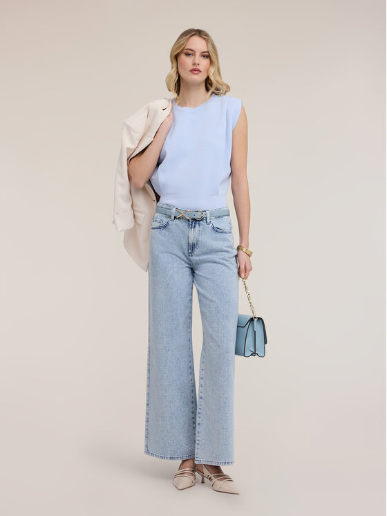 Motivi Motivi Maglione M170W003868N004 Turchese Regular Fit