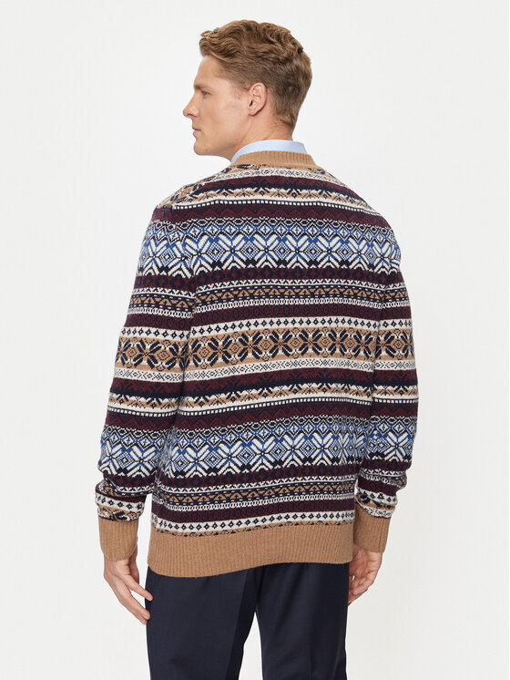 Tommy Hilfiger Tommy Hilfiger Sweater MW0MW37026 Barna Regular Fit