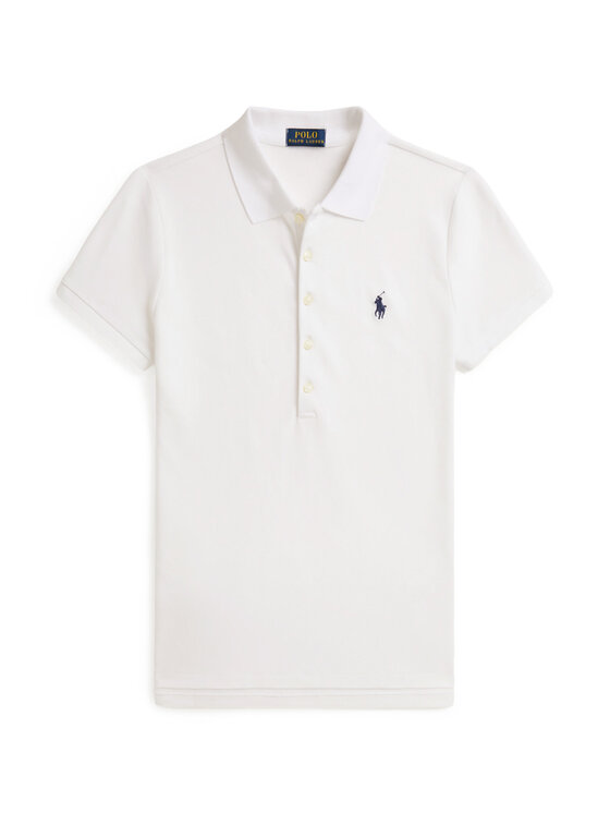 Polo Ralph Lauren Polo Ralph Lauren Поло 211B18200015 Білий Slim Fit