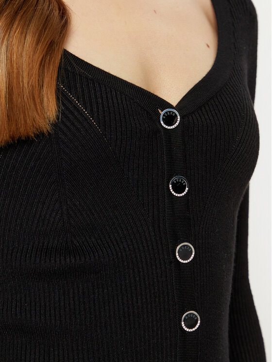 Guess Guess Ζακέτα W5RR08 Z2V62 Μαύρο Regular Fit