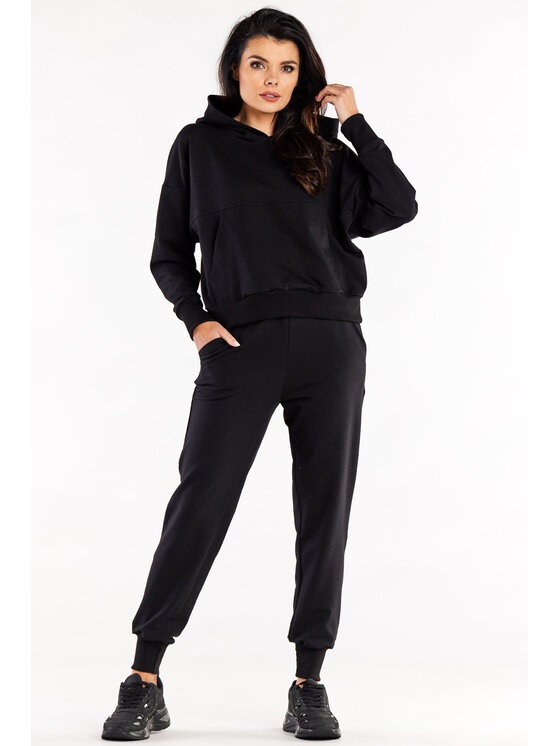 Infinite You Infinite You Felpa M318 Nero Basic Fit