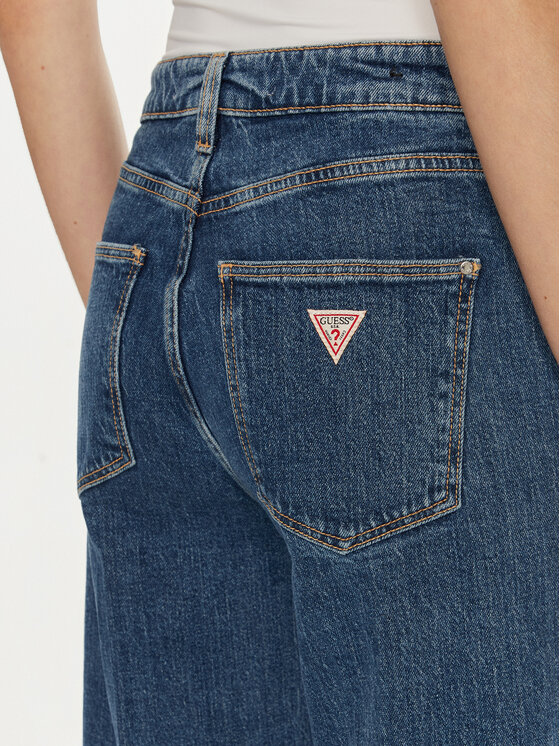 Guess Guess Jeans W4BA1A D4NH5 Blau Wide Leg
