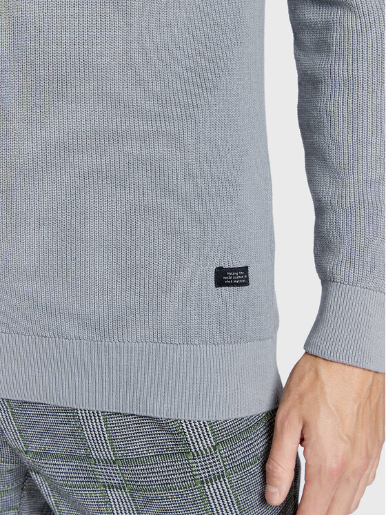 Blend Blend Sweter 20714337 Szary Regular Fit