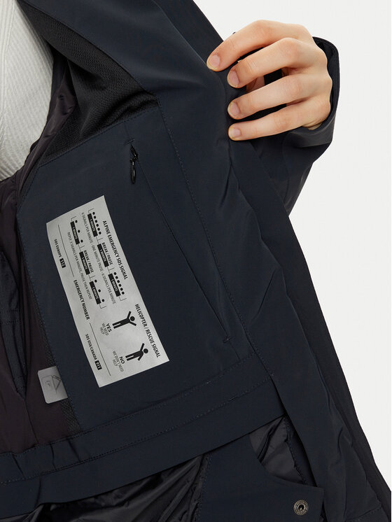 4F 4F Skijacke 4FWAW24TTJAF584 Schwarz Slim Fit
