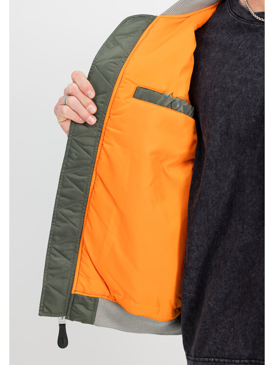Alpha Industries Alpha Industries Kurtka bomber MA-1 CS Bomber Jacket Zielony Loose Fit