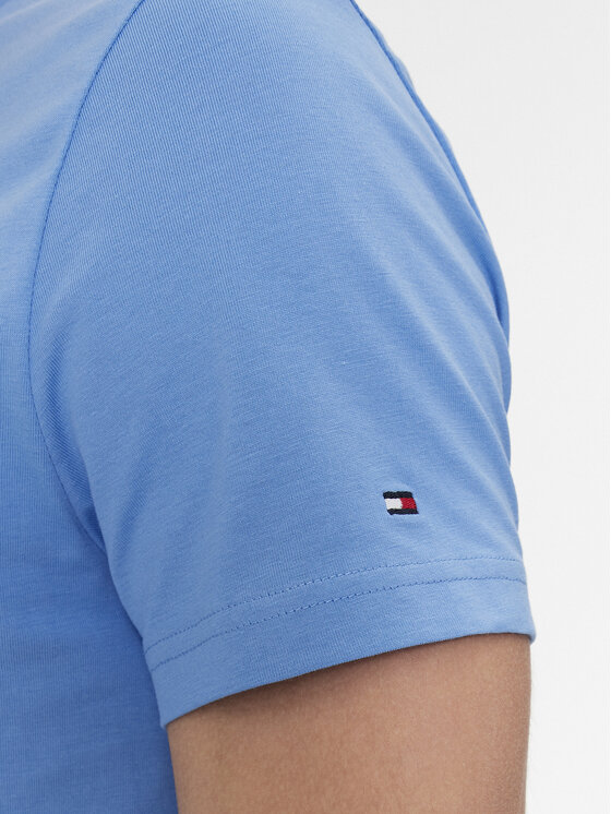 Tommy Hilfiger Tommy Hilfiger Tričko Logo MW0MW11797 Modrá Regular Fit