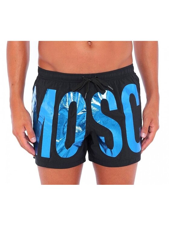 MOSCHINO MOSCHINO Plavecké šortky V6149 5539 Čierna Regular Fit
