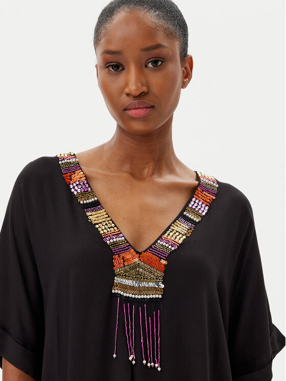 LOLA CASADEMUNT LOLA CASADEMUNT Vestito estivo LS2516029 Nero Relaxed Fit