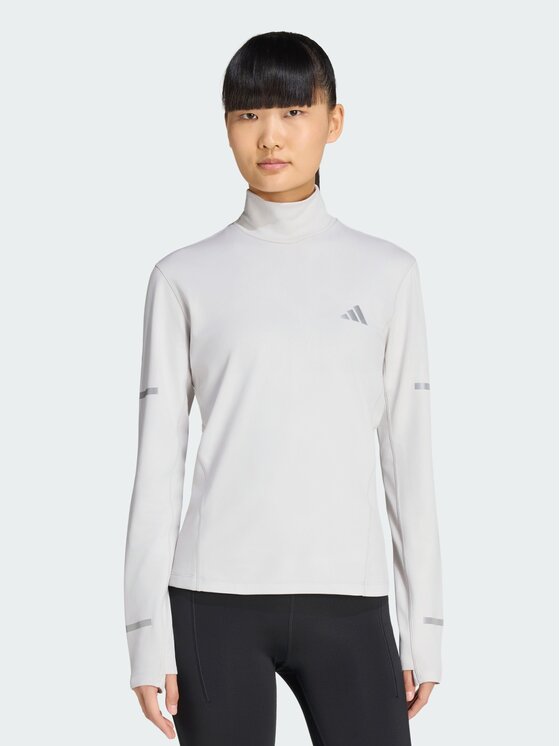 adidas adidas Bluza techniczna 169239 Szary jasny Slim Fit