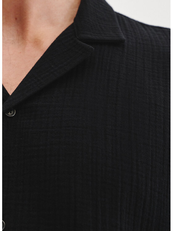 Pako Lorente Pako Lorente Koszula P25SF-1K-012 Czarny Classic Fit