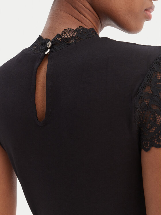 Morgan Morgan Μπλουζάκι 261-DBODY Μαύρο Slim Fit