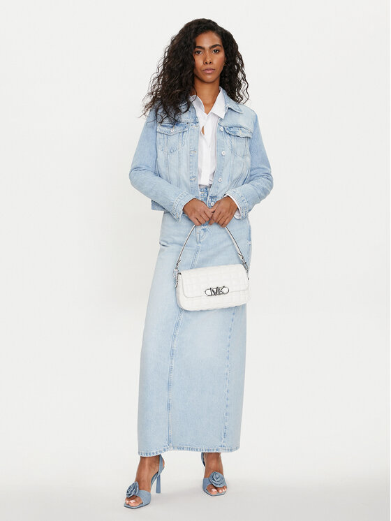 Guess Guess Džínsová sukňa Wenona W4GD53 D5B66 Modrá Regular Fit