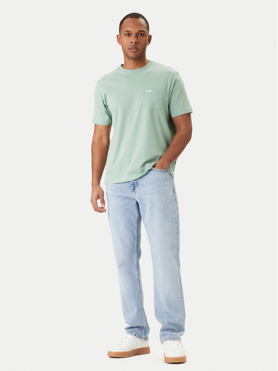 Guess Jeans Guess Jeans T-Shirt M5RI74 K8FQ4 Πράσινο Regular Fit