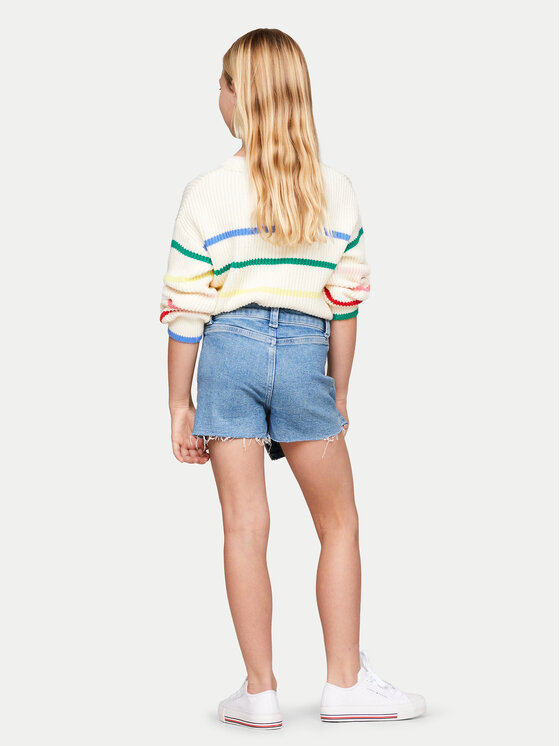 Tommy Hilfiger Tommy Hilfiger Szorty jeansowe KG0KG07919 Niebieski Regular Fit